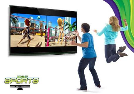 ▲ 微软的 Kinect 甚至不需要实体外设，完全解放了玩家的双手