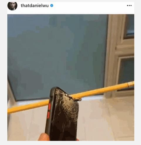 吴彦祖用弓箭射穿iPhone还能开机