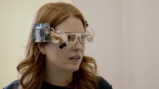 ▲ 早期的 Google Glass 原型