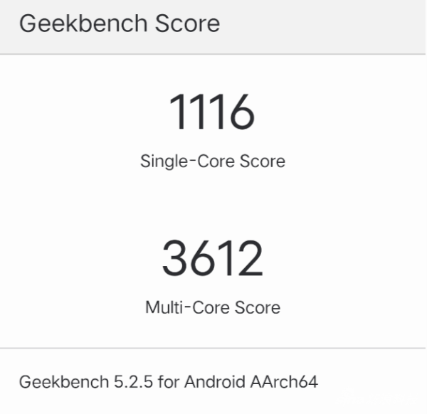 iQOO 7 GeekBench跑分