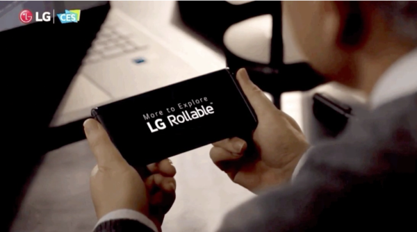 LG Rollable卷曲屏概念手机