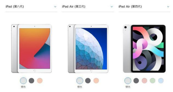 iPad Air 3（中）的外观设计已经使用多年